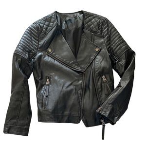 Vegan leather TOPSHOP jacket.